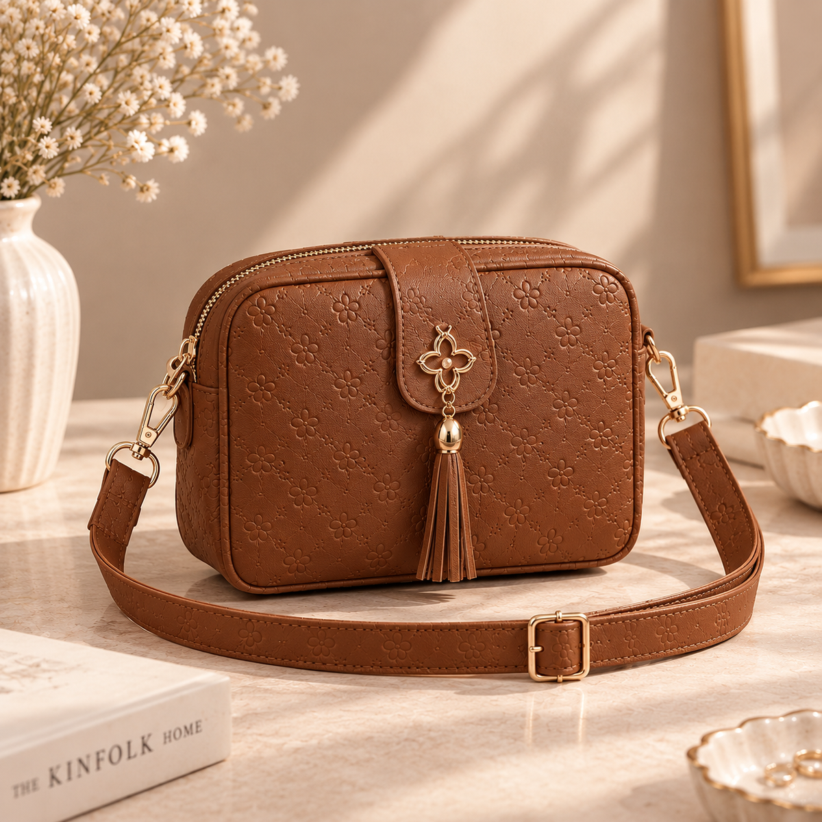 Elegant Freya shoulder messenger bag for women
