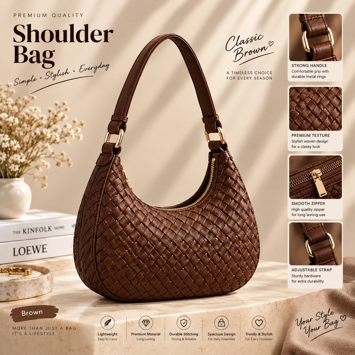 AARBAH'S SHOULDER BAG FOR WOMEN
