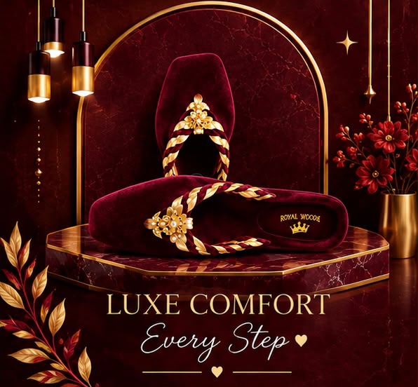 Elegant embellished flats for women